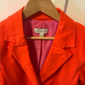 Free Assembly Red Blazer